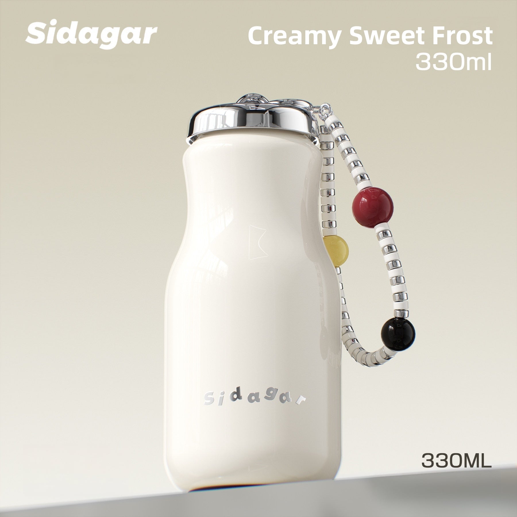 Sidagar 330ml Mini Thermos Bottle - 238g Ultra-Light Stainless Steel Water Flask with S31603 Inner Liner, 6-Hour Insulation, Leakproof & Anti-Scratch Finish.