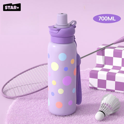 STAR+ Stylish 700ml Stainless Steel Insulated Water Bottle - Leak-Proof & Portable