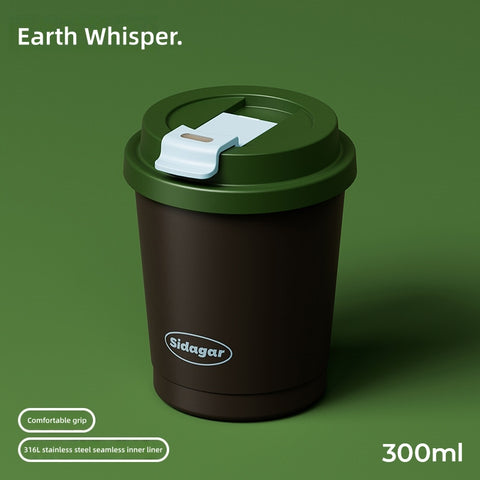 Sidagar 300ml Stainless Steel Travel Coffee Cup