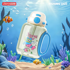 UOOHALittles PPSU 800ml Baby Sippy Cup with Dual Drinking Modes, Leak-Proof & Anti-Spill Design, Adjustable Strap – BPA-Free Food-Grade Silicone