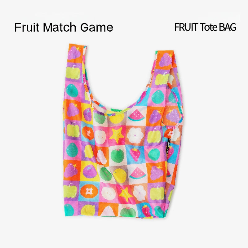 CHAKO LAB FRUIT Tote Bag: Large Eco-Friendly Reusable Canvas Tote for Women, 64.8x36cm