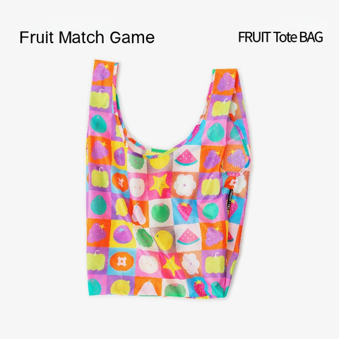 CHAKO LAB FRUIT Tote Bag: Large Eco-Friendly Reusable Canvas Tote for Women, 64.8x36cm
