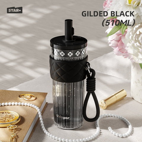 STAR+ Sidagar Meteor Tumbler 510ml – Insulated, Leak-Proof, and Easy-to-Clean Straw Tumbler for Hot and Cold Drinks