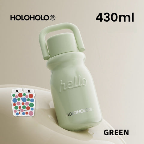 HOLOHOLO Portable and Stylish MIU Cup 430ml - Perfect Daily Companion Milk Insulated Bottle