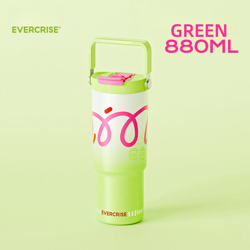 EVERCRISE 880mL Insulated Water Bottle - Stylish, Durable, and Leak-Proof for Every Occasion