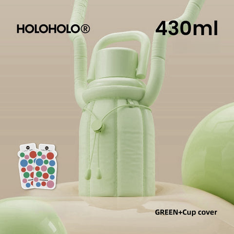 HOLOHOLO Portable and Stylish MIU Cup 430ml - Perfect Daily Companion Milk Insulated Bottle