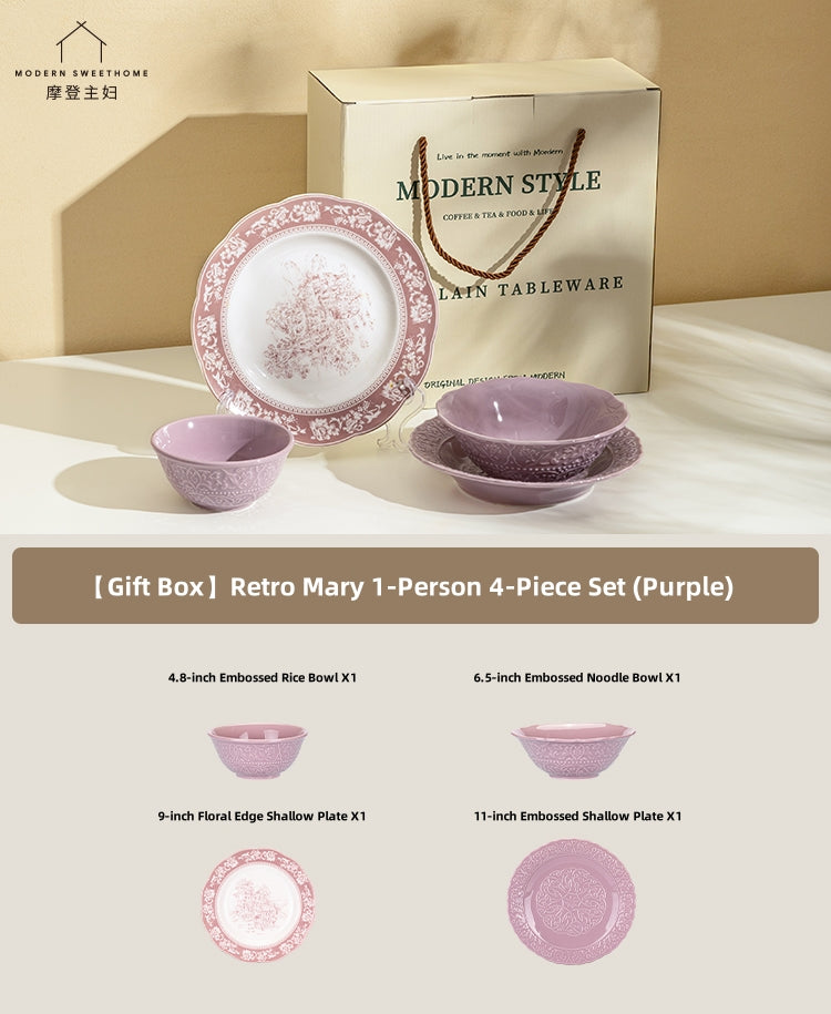 elegant romantic porcelain tableware