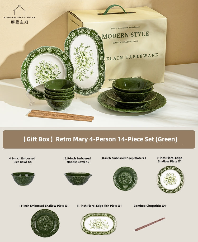 elegant romantic porcelain tableware