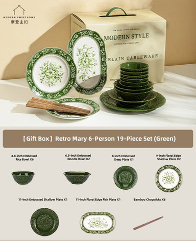 elegant romantic porcelain tableware