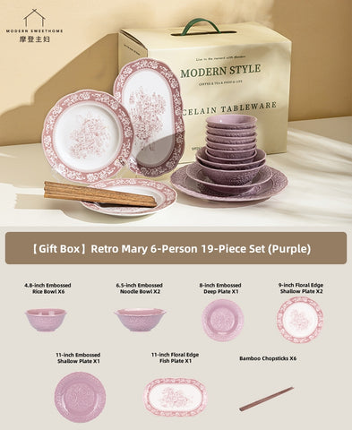 elegant romantic porcelain tableware