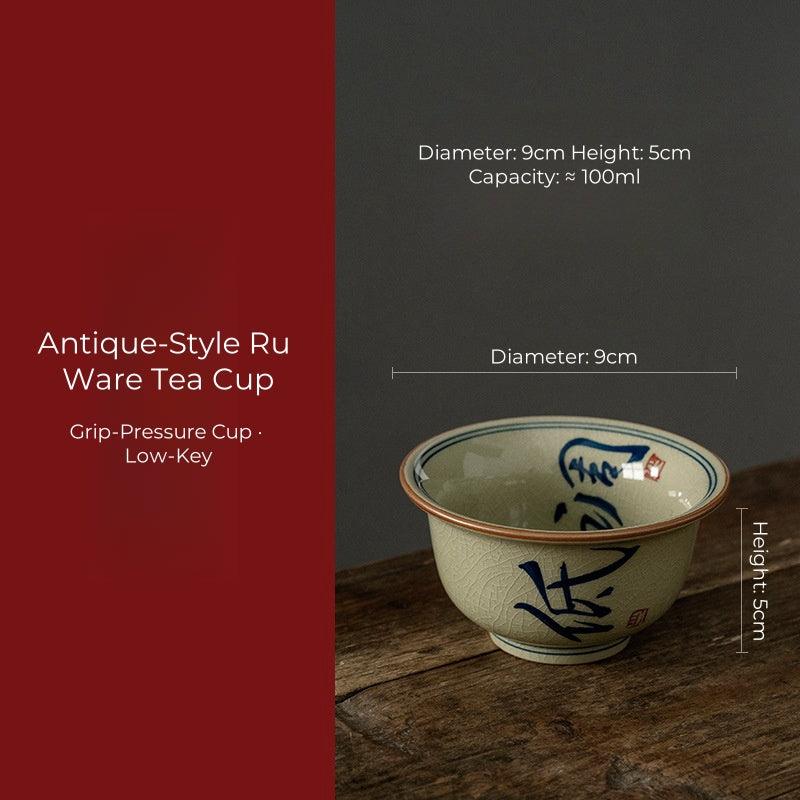 Hand-Painted Ceramic Tea Cup – Traditional Elegance