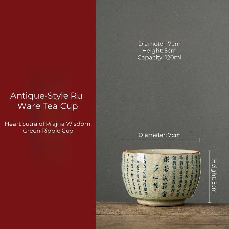 Hand-Painted Ceramic Tea Cup – Traditional Elegance