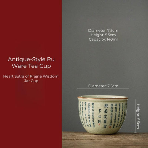 Hand-Painted Ceramic Tea Cup – Traditional Elegance