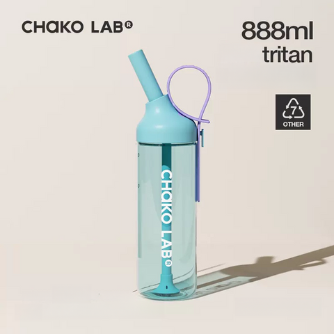 Chakolab 888ml Large-capacity Summer Sports JOJO Straw Bottle New 2024