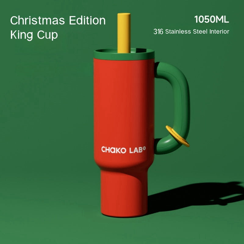 CHAKO LAB Christmas Edition Thermal Bottles - Festive Insulated Cups for Gifting