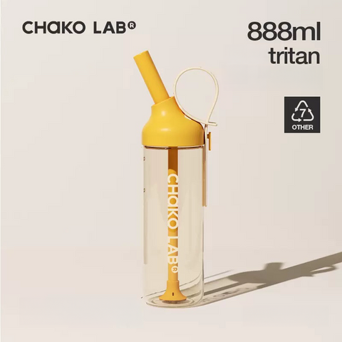 Chakolab 888ml Large-capacity Summer Sports JOJO Straw Bottle New 2024