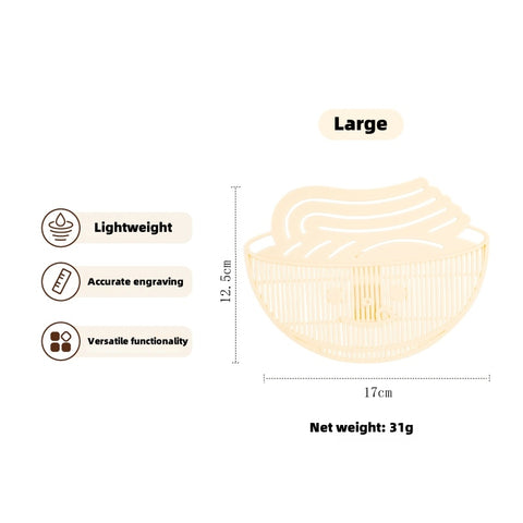 Universal Removable Strainer Lid - Fine Mesh Filter for Bowls & Cups｜BPA-Free, Dishwasher Safe｜Small/Medium/Large (Fit 9.5-18cm Containers)
