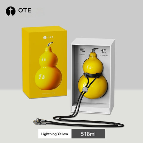 OTE Rainbow Gourd-Shaped Stainless Steel Insulated Tumbler with Straw | 300ml & 518ml | Leak-Proof, Portable, Hot & Cold Drink Bottle