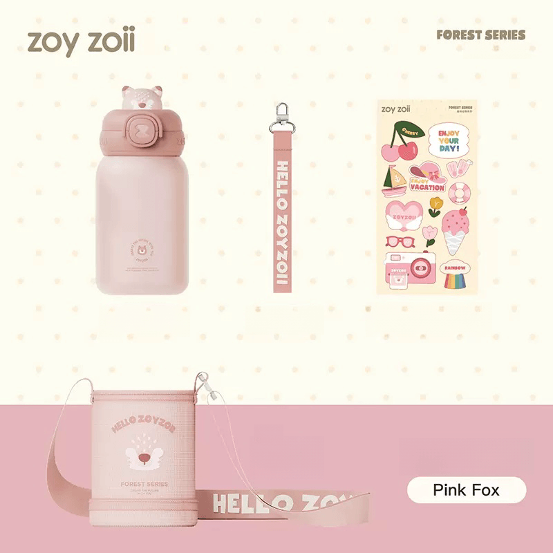 ZOYZOII Forest animal series thermos cup E8