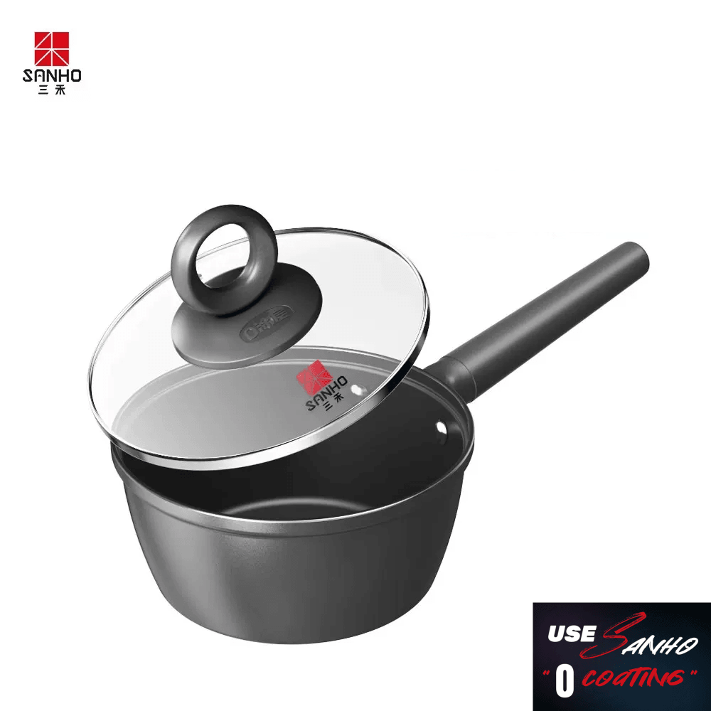 SANHE Non Stick Frying Pan & Wok with No Coating Iron Pot Uncoated Gas Stove Applicable