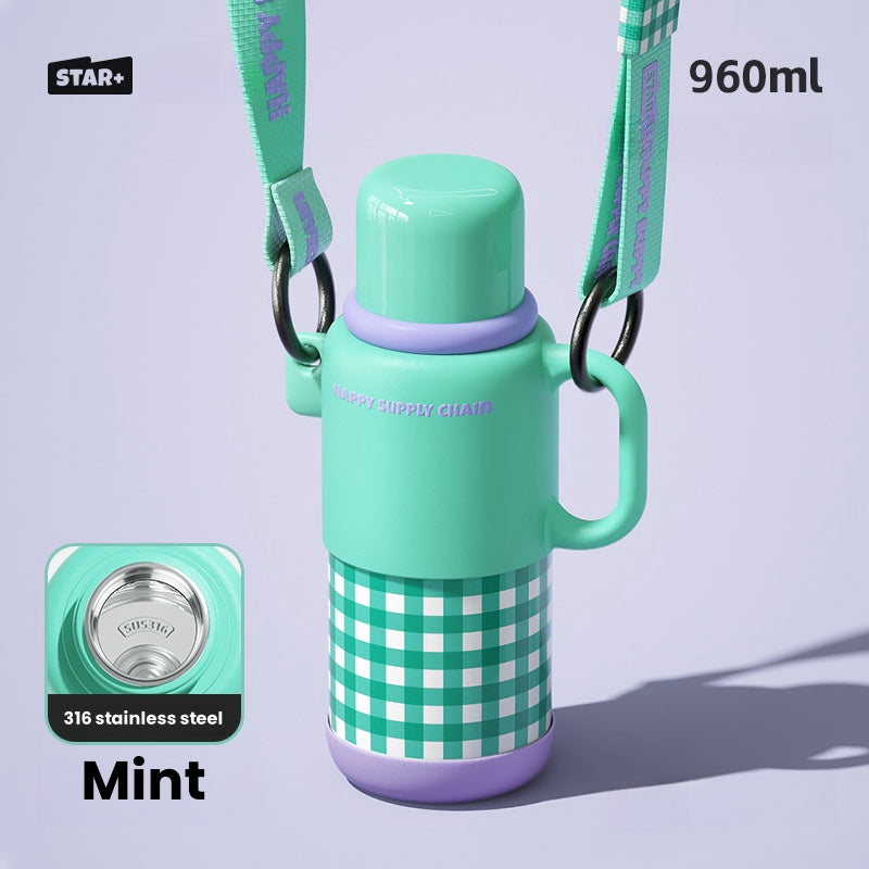 960ML STAR+ Thermal Travel Bottle - 24-Hour Insulation with 316 Stainless Steel Interior