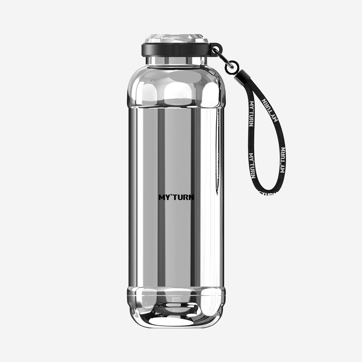 MYTURN N1 Outdoor Insulated Stainless Steel Water Bottle – 12H Hot & 4H Cold, Leak-Proof, Durable Travel Thermos with Ergonomic Handle