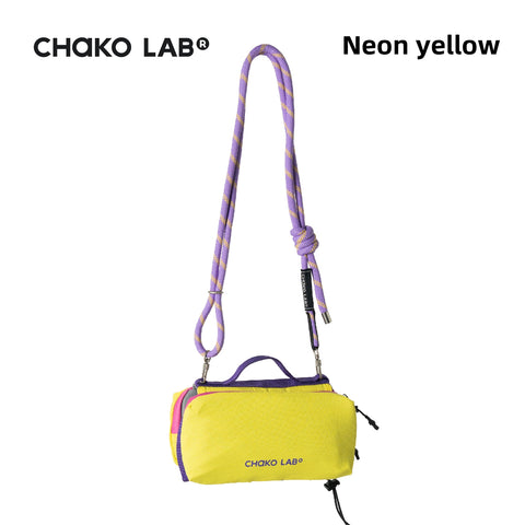CHAKO LAB Ultralight Crossbody Bag - Multi-Functional Organizer for Hiking, Travel (125g, 27x11x8cm)