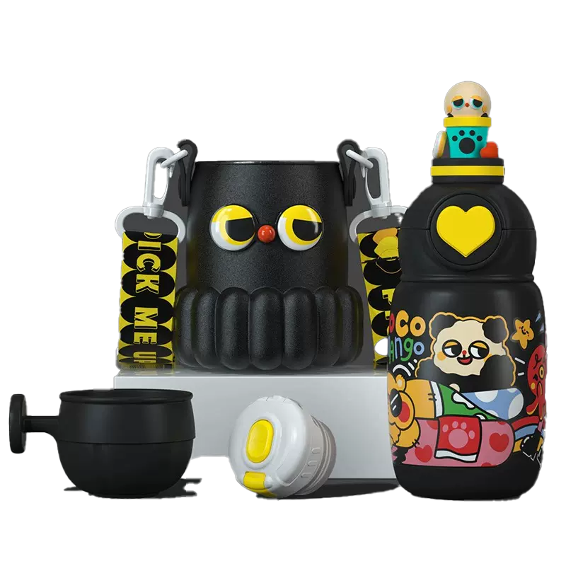 Coco Mango vacuum cup love heart mug 450ml