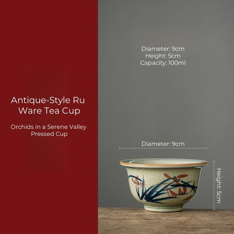 Hand-Painted Ceramic Tea Cup – Traditional Elegance