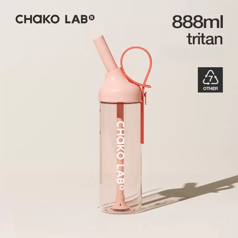 Chakolab 888ml Large-capacity Summer Sports JOJO Straw Bottle New 2024