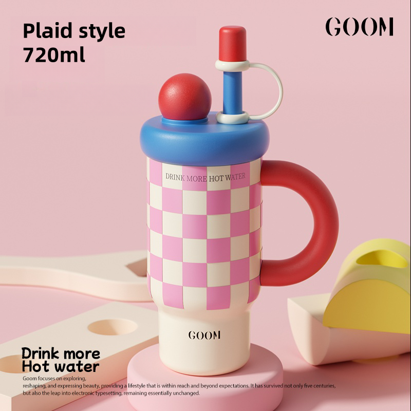 GOOM Ice Tyrant Water Bottle: Versatile 720ml Leak-Proof Travel Mug