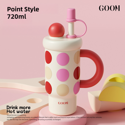 GOOM Ice Tyrant Water Bottle: Versatile 720ml Leak-Proof Travel Mug