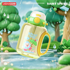 UOOHALittles PPSU 800ml Baby Sippy Cup with Dual Drinking Modes, Leak-Proof & Anti-Spill Design, Adjustable Strap – BPA-Free Food-Grade Silicone