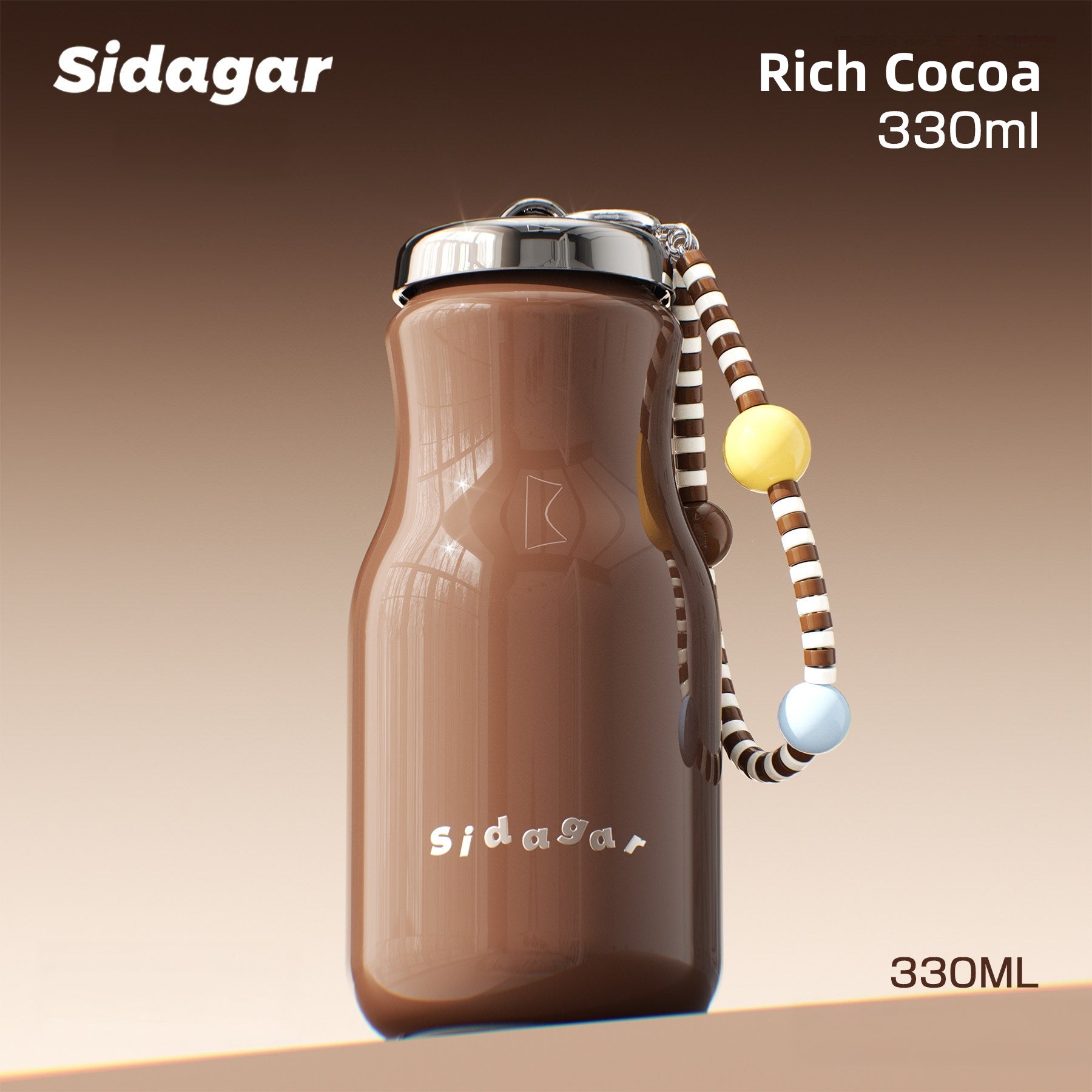 Sidagar 330ml Mini Thermos Bottle - 238g Ultra-Light Stainless Steel Water Flask with S31603 Inner Liner, 6-Hour Insulation, Leakproof & Anti-Scratch Finish.