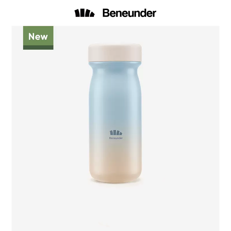 BENEUNDER Outdoor Portable Insulated Water Bottle 400ML