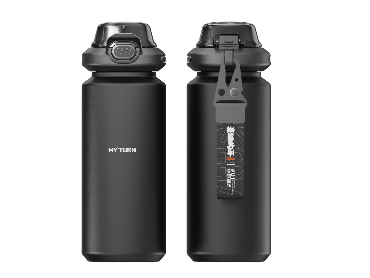 MYTURN 630ml Thermal Flask with Zinc Alloy Pop Lid – 12H Hot / 6H Cold, 316L Stainless Steel & Leakproof Design