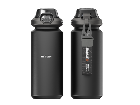 MYTURN 630ml Thermal Flask with Zinc Alloy Pop Lid – 12H Hot / 6H Cold, 316L Stainless Steel & Leakproof Design
