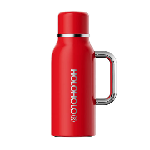 HOLOHOLO Family Thermos - Large Capacity 1000ml Insulated Flask with Innovative Temperature Gauge