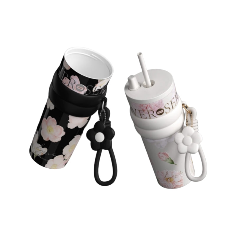 STAR+ Floral Aurora 710ml Stainless Steel Vacuum Insulated Water Bottle