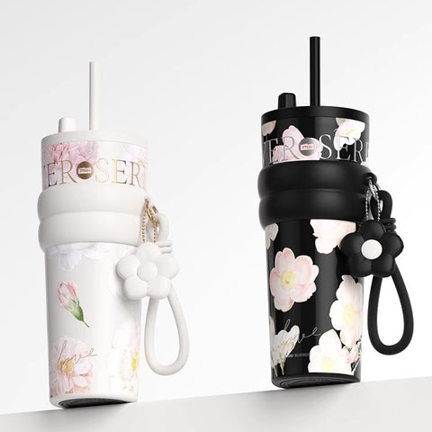 STAR+ Floral Aurora 710ml Stainless Steel Vacuum Insulated Water Bottle