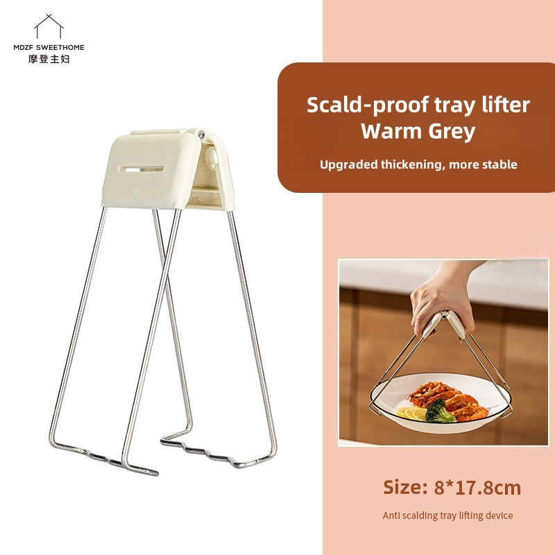 MDZF Heat-Resistant Adjustable Silicone Bowl Tongs - Non-Slip Anti-Scalding Kitchen Utensils for Oven, Microwave, and Dishwasher