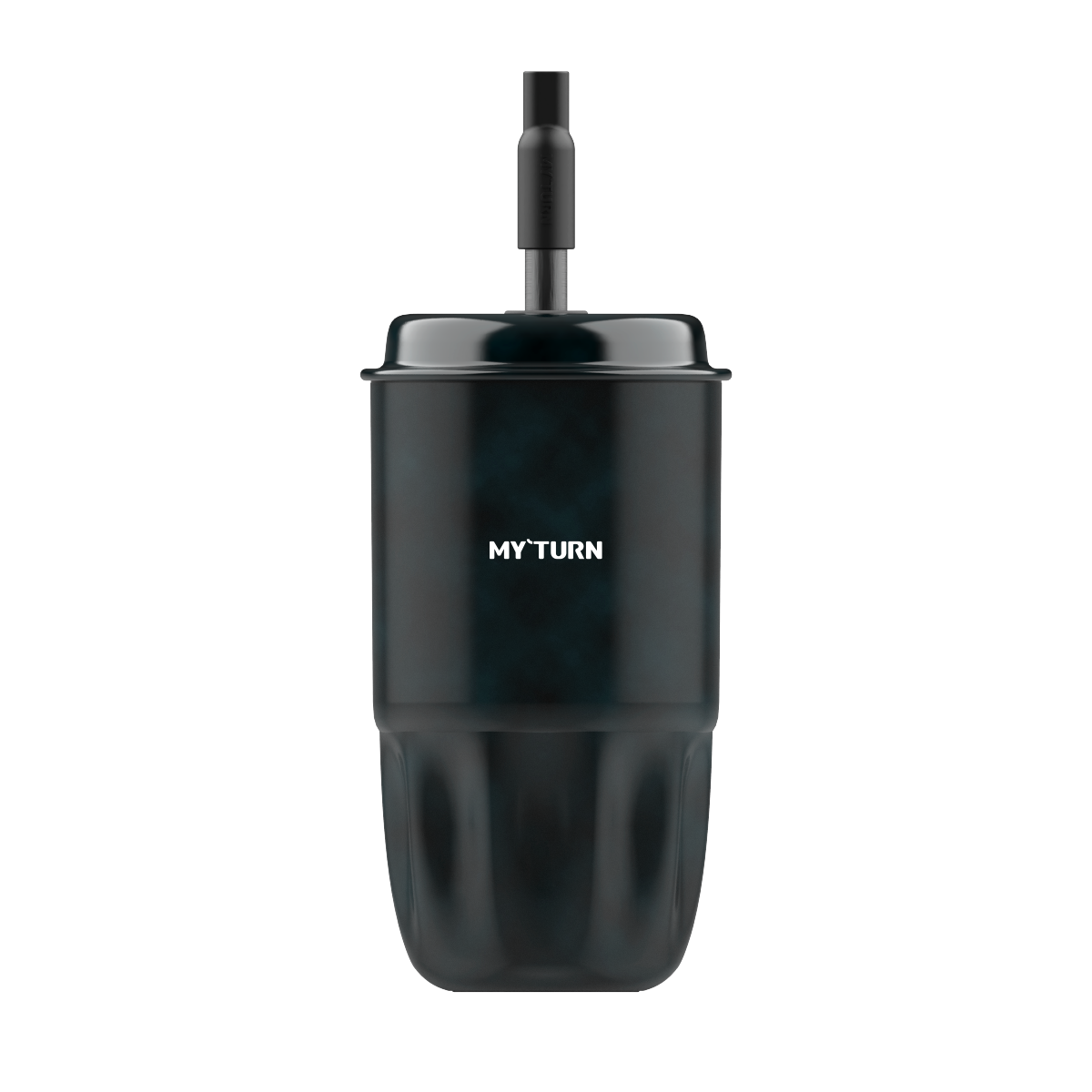 MYTURN T2 Stainless Steel Straw Tumbler with Leak-Proof Design - 450ml Insulated Coffee Cup, Car Cup Holder Compatible, Wide Mouth Easy Clean