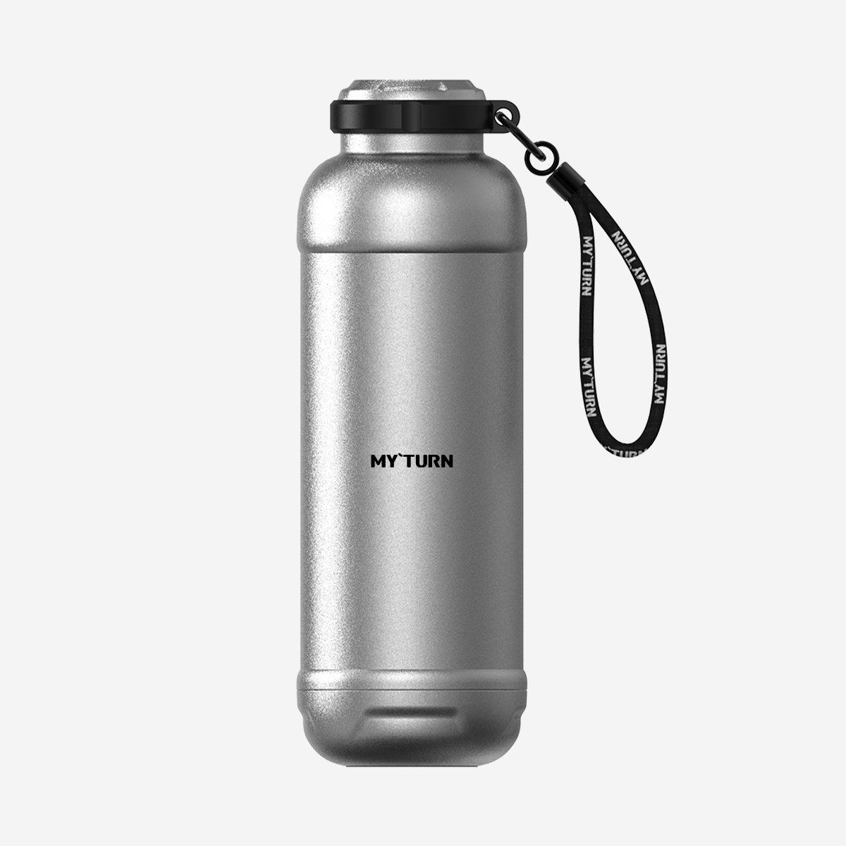 MYTURN N1 Outdoor Insulated Stainless Steel Water Bottle – 12H Hot & 4H Cold, Leak-Proof, Durable Travel Thermos with Ergonomic Handle
