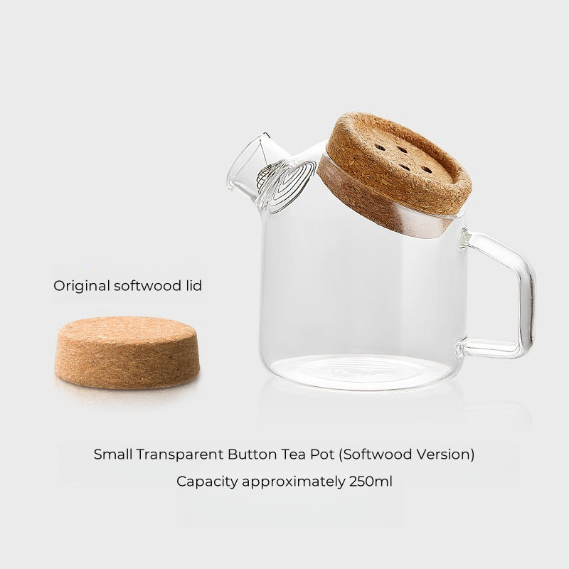 Charming Cork Ball Teapot – Fun and Functional Glass Tea Kettle