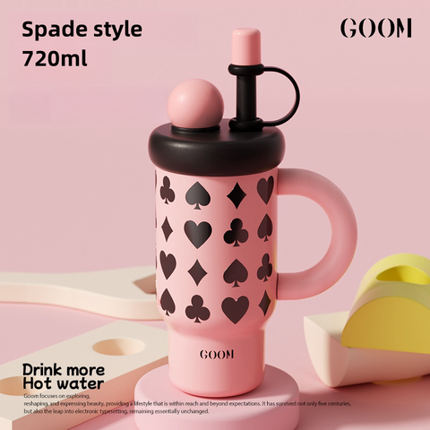 GOOM Ice Tyrant Water Bottle: Versatile 720ml Leak-Proof Travel Mug