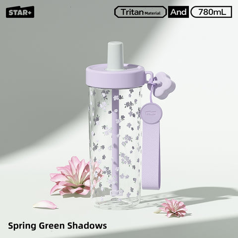 STAR+ Honey Girl Water Bottle – 780ml, Leak-Proof, BPA-Free Tritan Material, Colorful, Portable Design