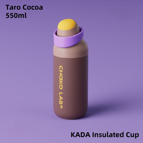 CHAKO LAB KADA Sports 700ml Insulated Water Bottle - Double Wall Vacuum, StrawShift™ Dual-Drink Mode, One-Hand Operation, 44°C/10°C 6H Temp Control