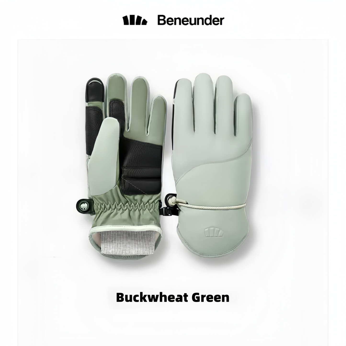 BENEUNDER Waterproof Winter Gloves Unisex Warm Fleece