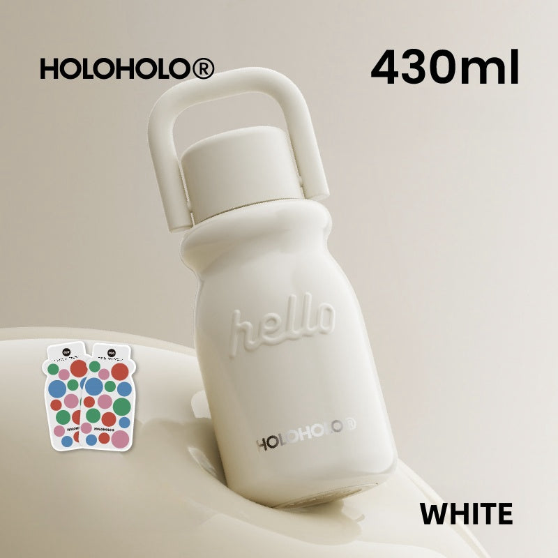 HOLOHOLO Portable and Stylish MIU Cup 430ml - Perfect Daily Companion Milk Insulated Bottle