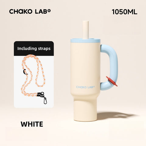 Chakolab 1050ml Insulated Water Bottle with Leak-Proof Design and 316 Stainless Steel Interior